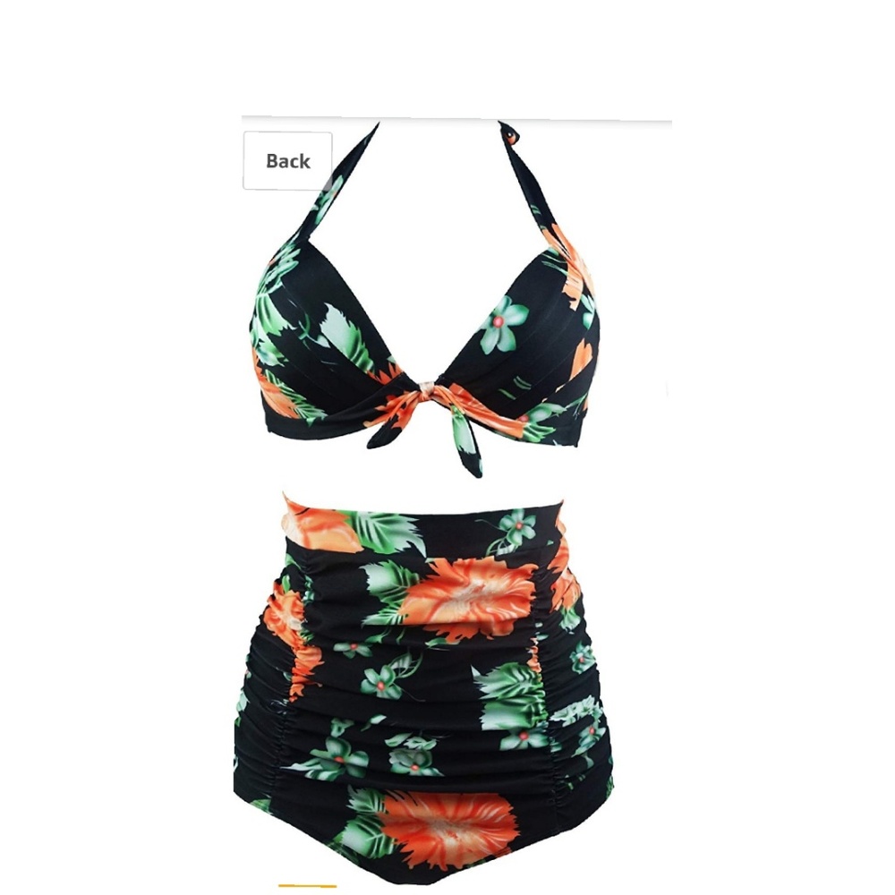 Two piece high waisted bikini